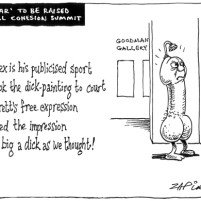 Zapiro Goes Back To The Well, uh, Dick